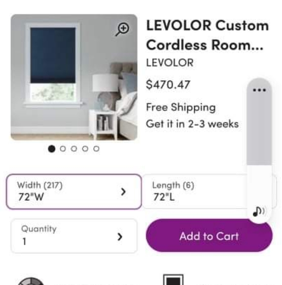 Leveler custom cordless cellular shade